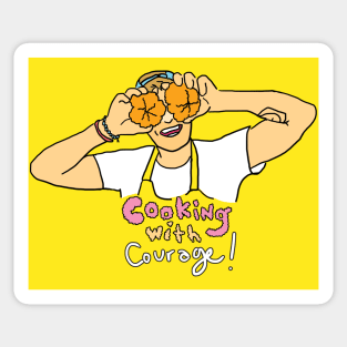 Cooking with Nick Courage! Sticker